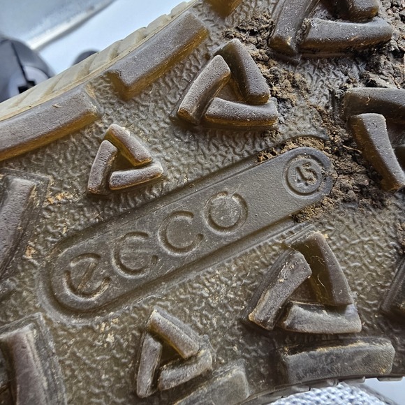 Ecco Men\'s Size 11 US 45 EU Terra Walk Brown Leather Hiking Shoes Sneakers‎ READ main image 4